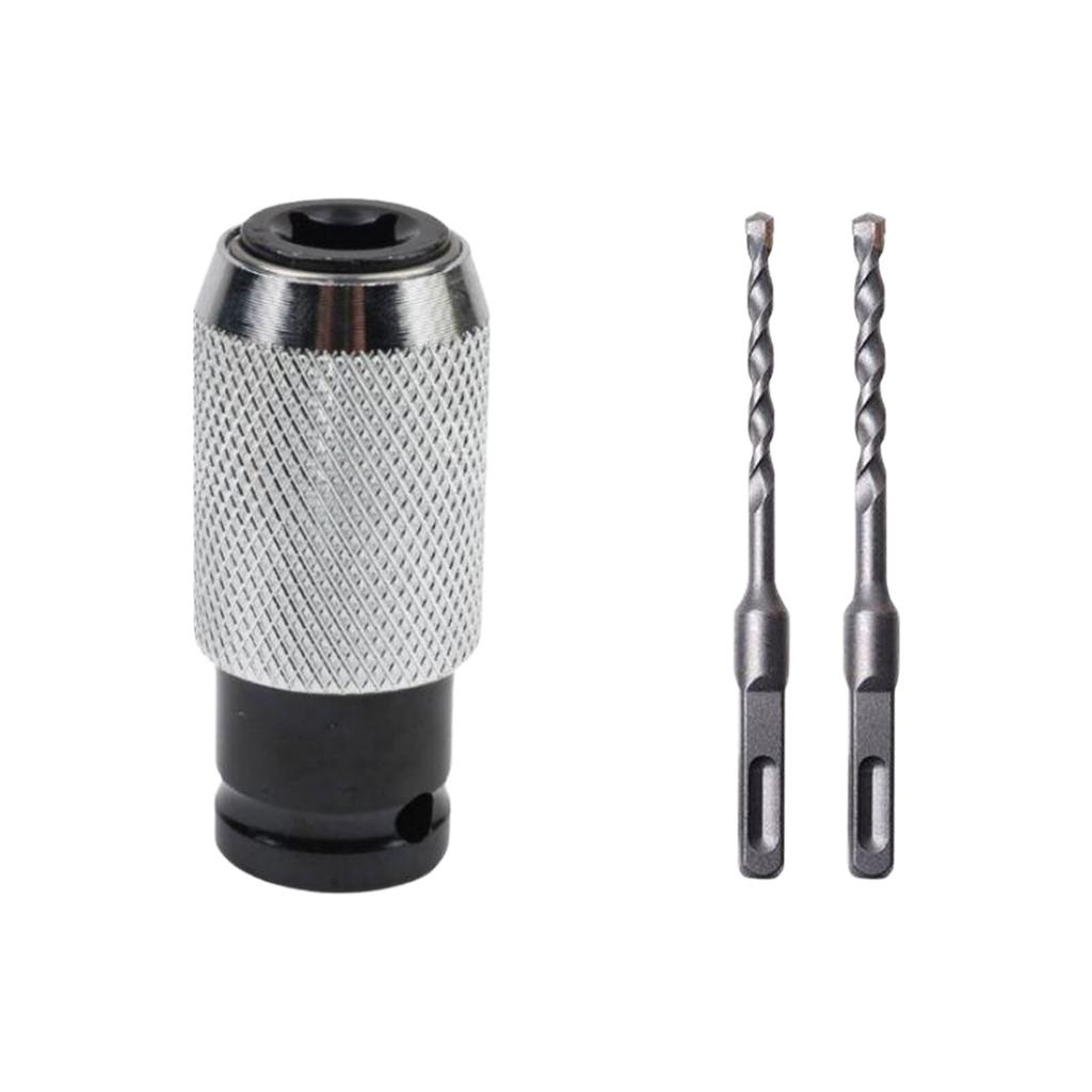 Hammer Adapter Bit For Electric Drill Convert Wrench To Impact Hammer Tool For Concrete Brick Stone Drilling