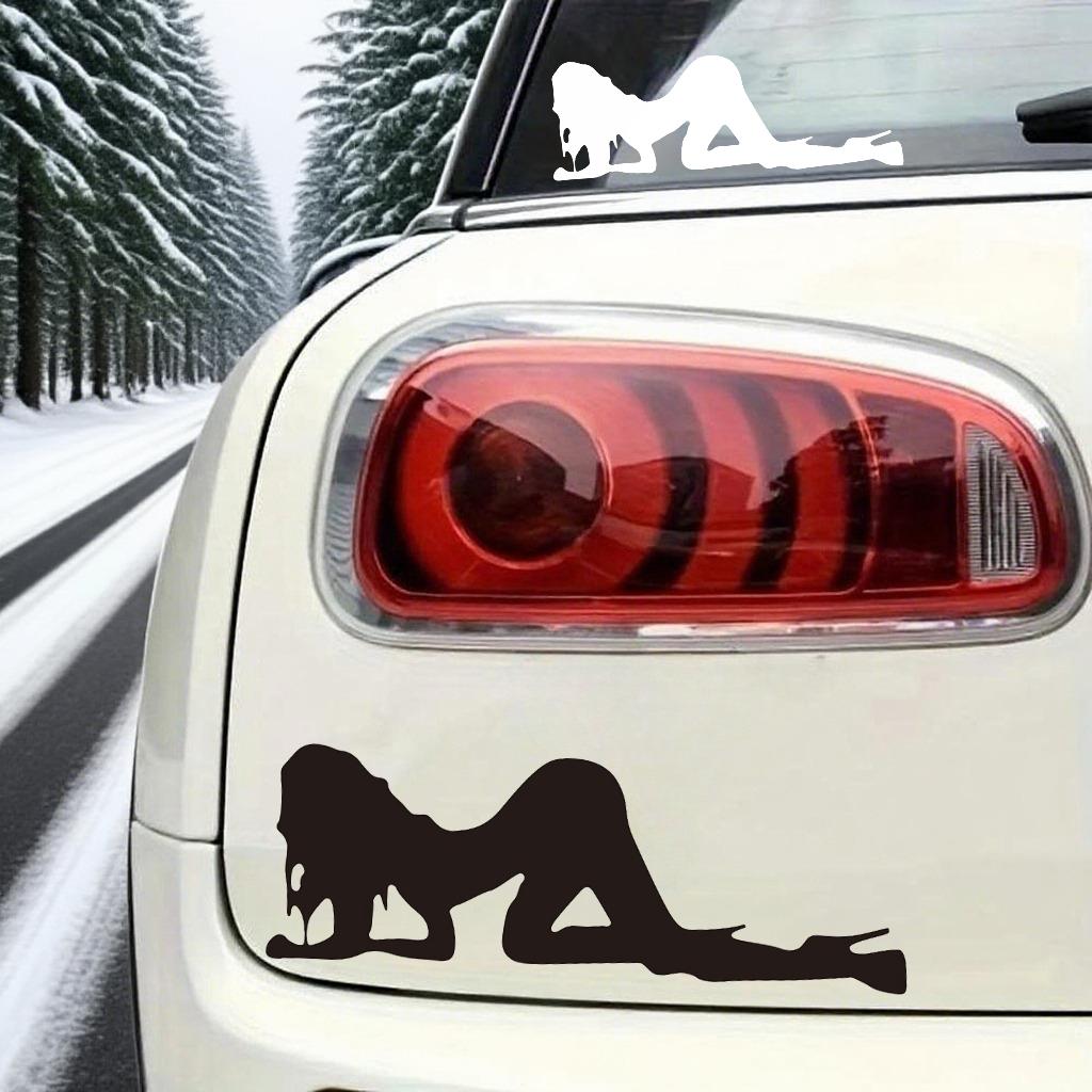 Car Sticker Sexy Woman Silhouette Car Decal Set Sexy Woman Silhouette Design Sticker for Car Body, Window & Auto Accessories