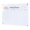 Acryl Wochenplaner Magnetisch Beschreibbar Transparent Wochenplanungsboard für Kühlschrank