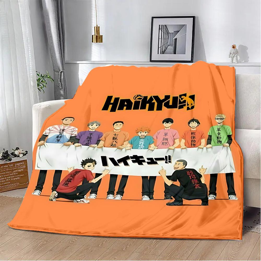 Hot Anime Haikyuu! Printed Blanket Picnic Blankets Warm Blanket Soft and Comfortable Blanket Home Travel Birthday Gift