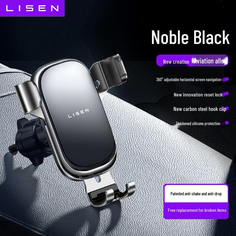 Universal Gravity Car Phone Holder for Horizontal & Vertical Air Vents (Anti-shake, 2025 Model)