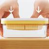 Butter Cheese Cutting Storage Box Airtight Rectangular Food Container for Kitchen Refrigerator Organization