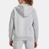 Under Armour Rival Fleece Full-Zip Hoodie Women Hoodies Gray 1379497-012