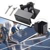 1 Stück wetterfeste Dachrinnen-Montagehalterung mit Schraubadapter, verstellbare Spezial-Überwachungshalterung für Sicherheitskameras, Solarpanel