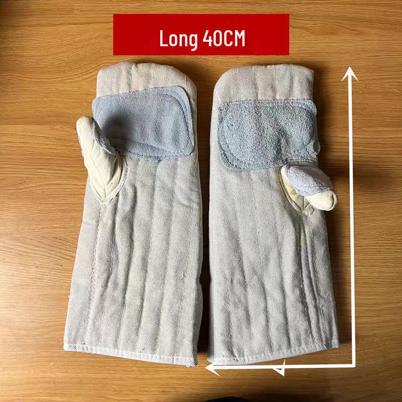 Thick Insulated Cotton Oven & Microwave Gloves for Commercial Use