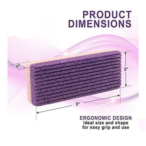 VEMMIO 8-Piece Foot Pumice Sponge Pedicure Stone for Foot Calluses, Hard Skin Remover, Pedicure Scrubber