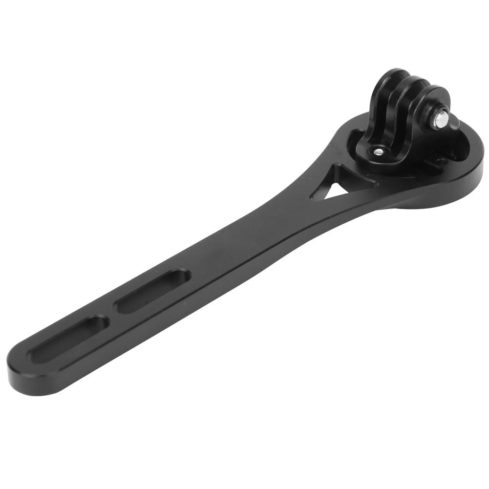 Schwarz Aluminiumlegierung Langlebige Fahrradcomputerhalterung Halterung Fahrradzubehör