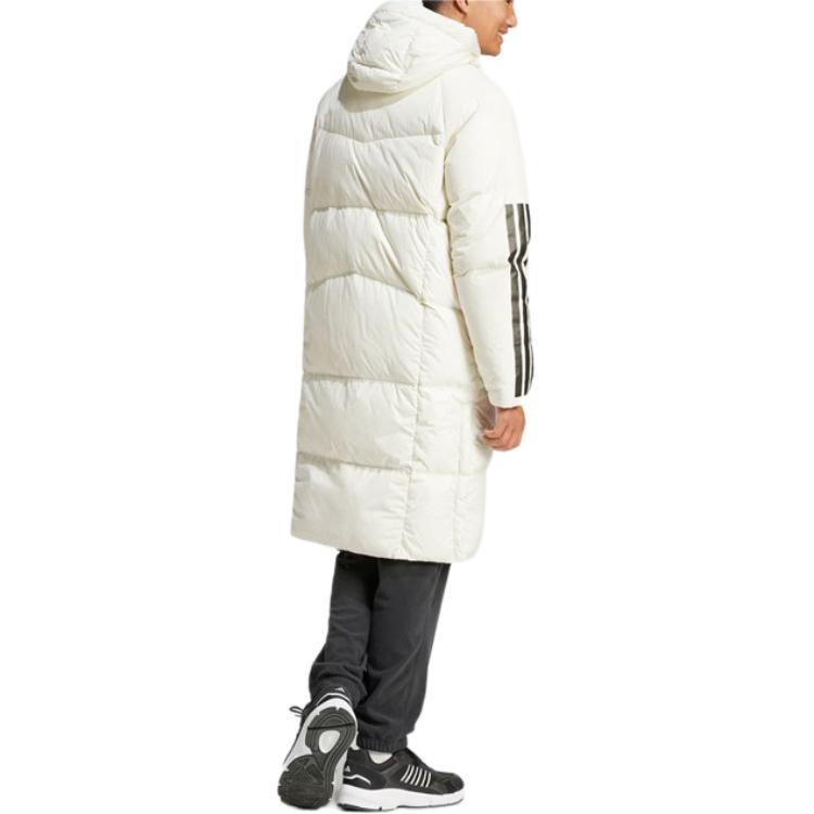adidas 3 Stripes Down Jacket Men's Jade White JG3838