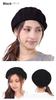 Beret Hat Suitable for and Kids Breathable Numbered [TRAX SHOP] Women's - Summer, Spring, Summer, Autumn, - TGY-0062 (JP, Size, 57.5 Cm, Black)