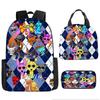 Rhythm Box Children's School Bag 1 piece minimum order new sprunki printed large-capacity campus student backpack