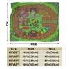 Build a Camp 99 Nights in the Forest Fleece Blankets Vintage Throw Blanket for Home 150*125cm Bedspreads