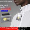 Red LED Night Running Light with Magnetic Chest Strap for Outdoor Sports