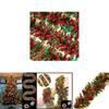 Colorful Pvc Christmas Decoration Garland For Holiday Party Atmosphere 500cm Length