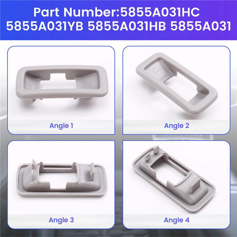 Durable-Car Sunroof Switch Bezel 5855A031HC 5855A031YB For Mitsubishi Eclipse Galant Lancer 1999-2012 Sunroof Glass Switch Cover