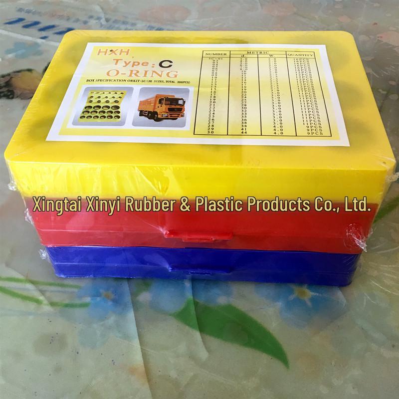 Červeno-Žluto-Modrá Sada O-kroužků pro Opravu: Vodotěsné O-kroužky z nitrilové pryže odolné proti oleji