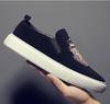 Spring Autumn New Men Leather Casual Shoes Man Slip-On Luxury Embroidery Suede Leather Flat Skate Shoes Trend Loafers
