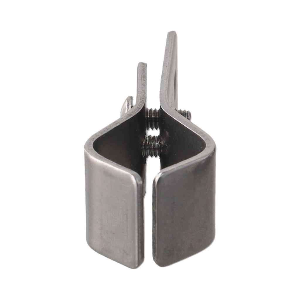 10pcs Adjustable SS304 Stainless Steel Pipe Clamps For Sunshade Net Installation Pulley Small Hanging Wheel Hinge