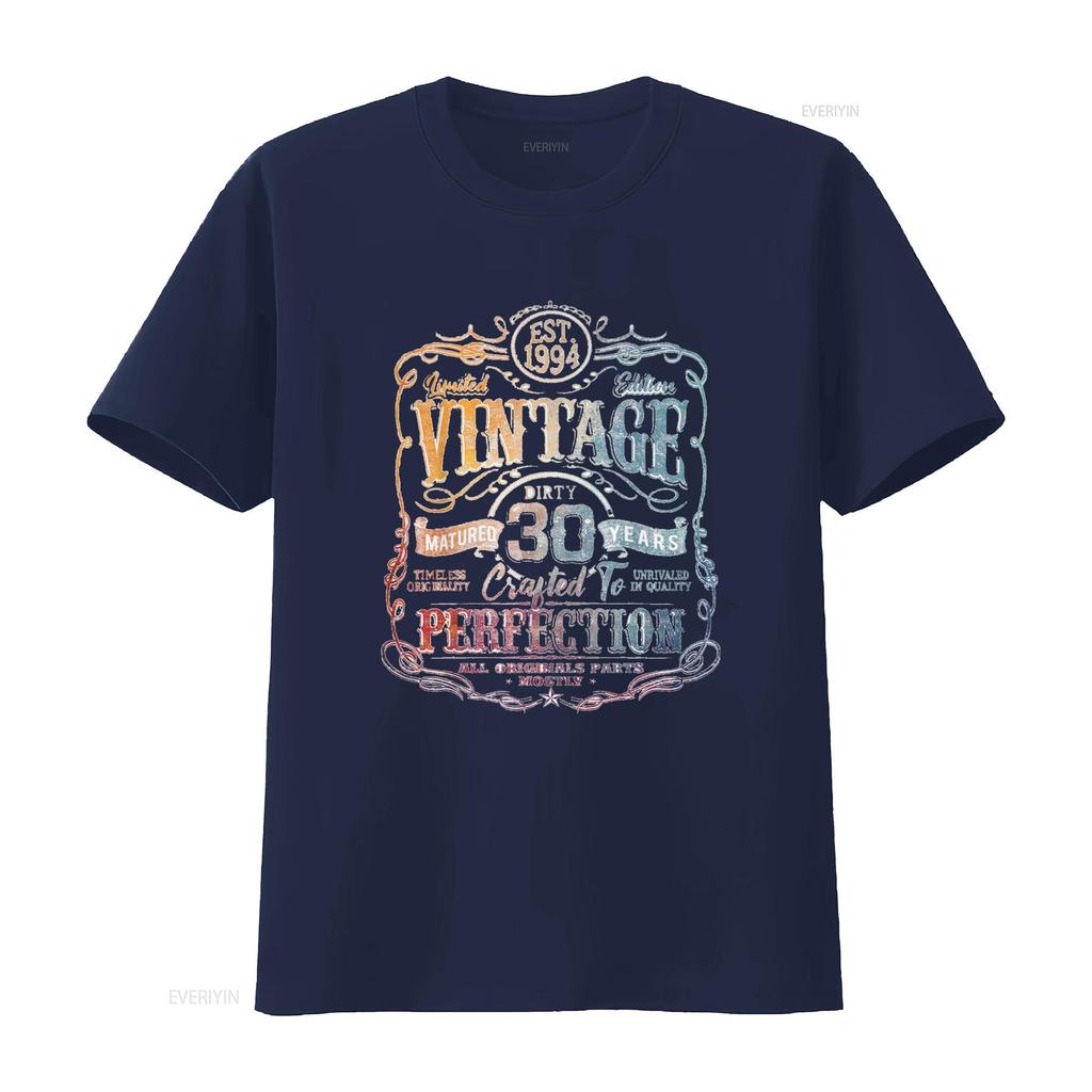 Vintage 1994 Limitierte Auflage T-Shirt 30 Jahre alt 30. Geburtstag vintage Gewaschen Mann Streetwear Stilvoll Vielseitig Unisex Mode