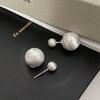 Handmade Brushed Ball Earrings  Women's Earrings  Earrings  Niche Design  Simple Ball Earrings