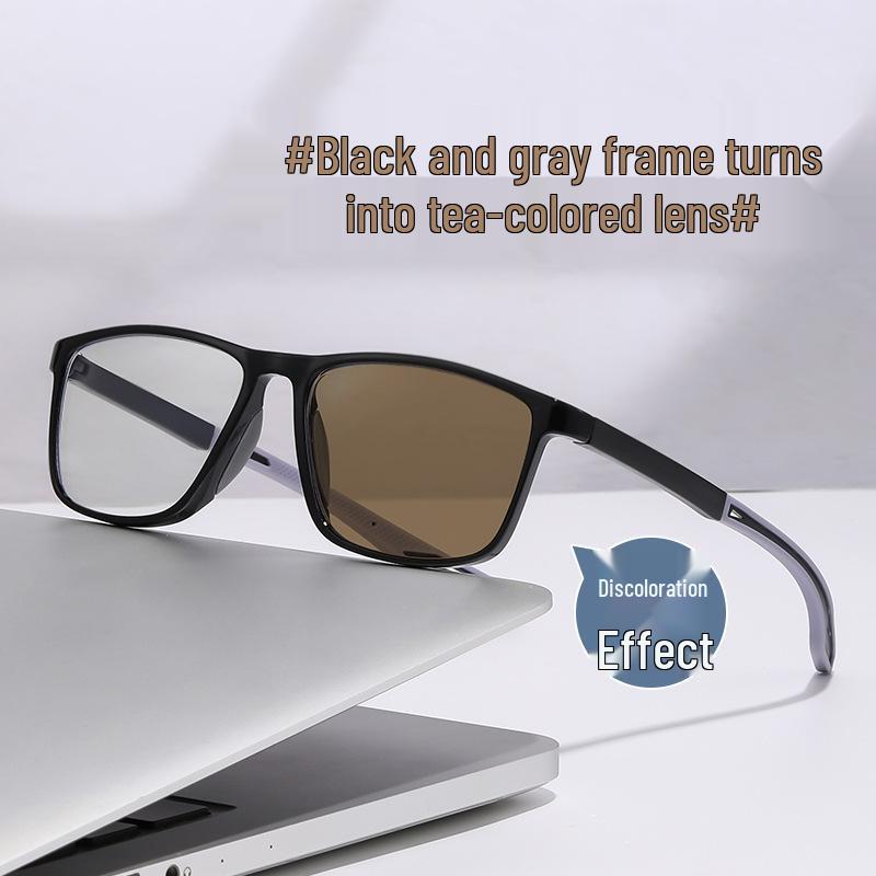 Photochromic Sporty Prescription Glasses - Outdoor/Indoor, Anti-Impact, Anti-Blue Light, Sun Protection