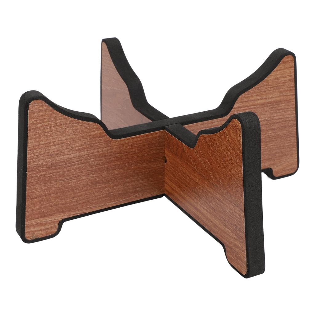 Ethereal Drum Stand Silicone Sound Insulation Layer Detachable Wooden Display Rack Handpan Tongue