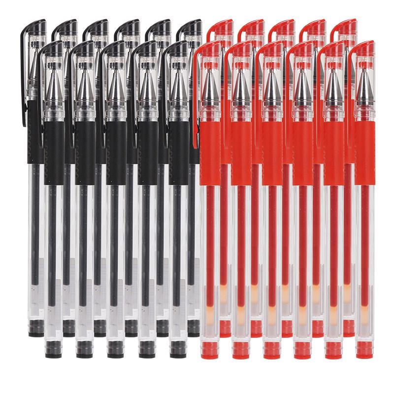 100 Black 0.5mm Water-Based Signature Pens for Office Use - Ballpoint Carbon Writing Pens