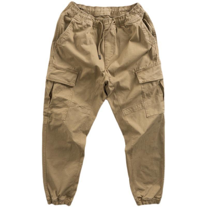 Men's Durable Loose-Fit Work Pants with Large Pockets for Welding & Auto Repair - Spring/Summer Wear