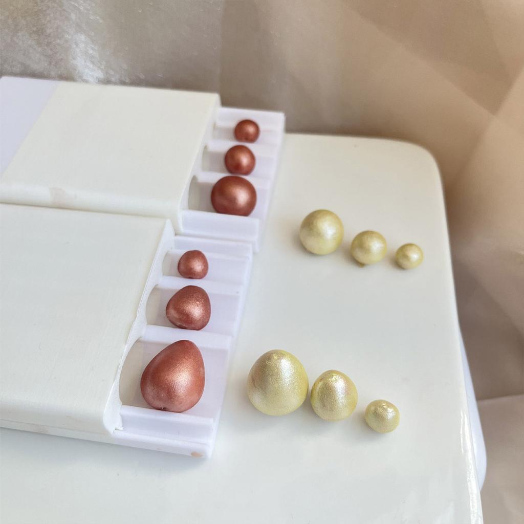 Polymer Clay Bead Roller For Crafting Round And Egg Shaped Beads With 3 Size Options Jewelry Making Tool Durable PLA Mold