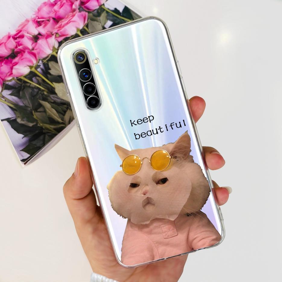 For Realme 6 Pro Case Realme 6i 6S Luxury Popular Painted Back Cover Soft Silicone Phone Case For Realme 6S 6i Realme6 Pro Shell