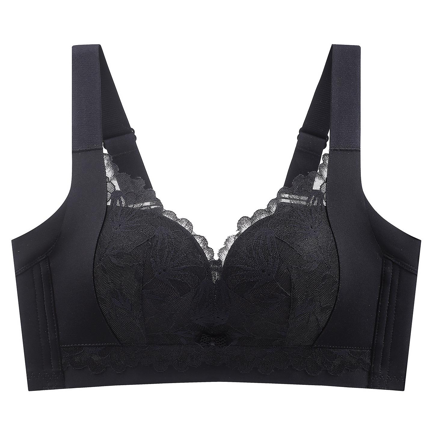 Wireless Breathable Cup Bra with Side Bust Control - Women s Foundation Liquid Invisible Adjustment 40/90C (Breathable Thin Cup)