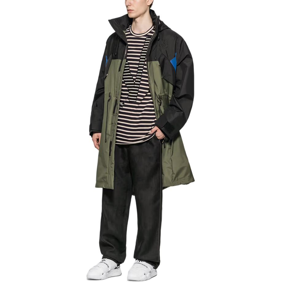 LOEWE Trench Coats Men's Green Hooded Moderate Other H2101151NU-