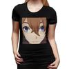 Childe Tartaglia Face Mem TShirt for Women Round Neck Streetwear T Shirts Womens Short Sleeve Summer Clothes Tops