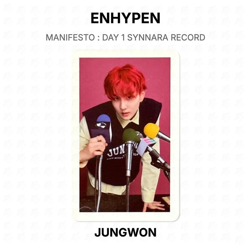 ENHYPEN MANIFESTO : DAY 1 SYNNARA RECORD Official Photocard