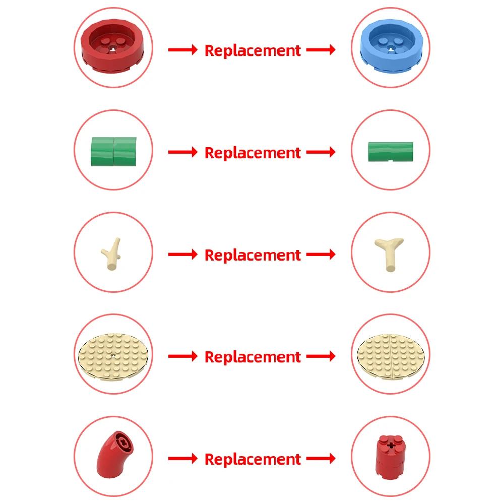 Gobricks MOC Chili Plant Bricks Chili Planting DIY Plants Bonsai Flowers Fruit Chili Building Blocks Decoration Toys Gift