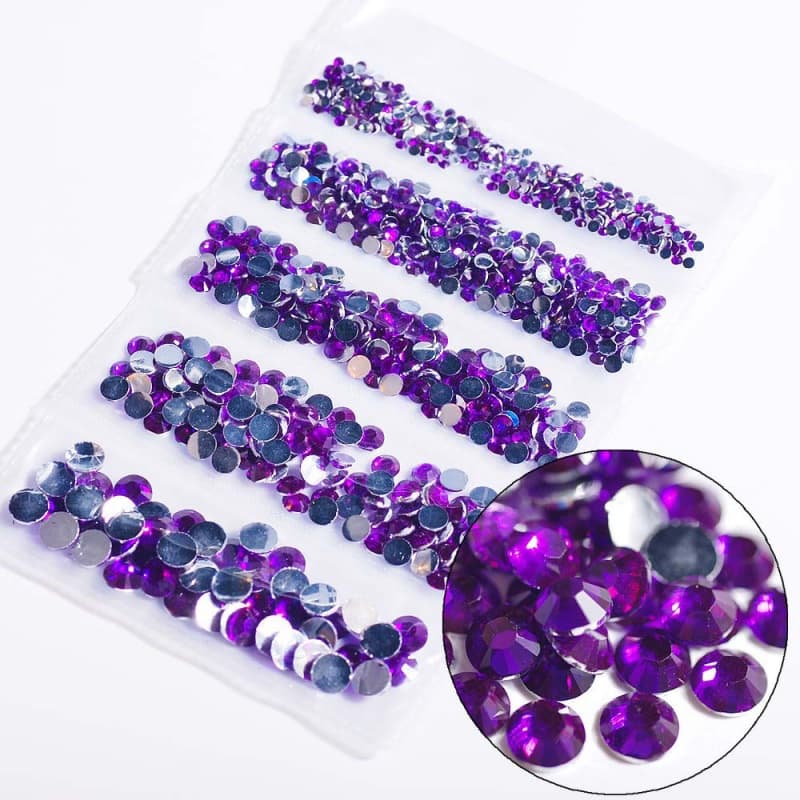 Jewelry Mobile Phone Rhinestone 1000PC Manicure 2-6mm DIY Resin 5-Piece Bag Beauty Rhinestone