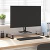 VidaXL Monitor Stand, Computer Stand with Storage, Screen Riser for Desktop Computer, Black Glass 374229