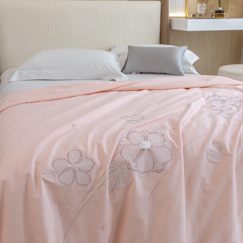 LOUIS.KELLOG Embroidered Mulberry Silk Quilt