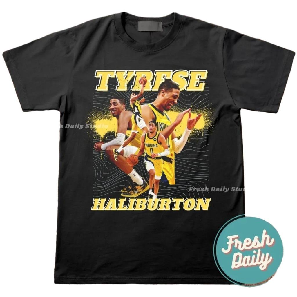 Tyrese Haliburton Men's T Shirt Pacers Tee