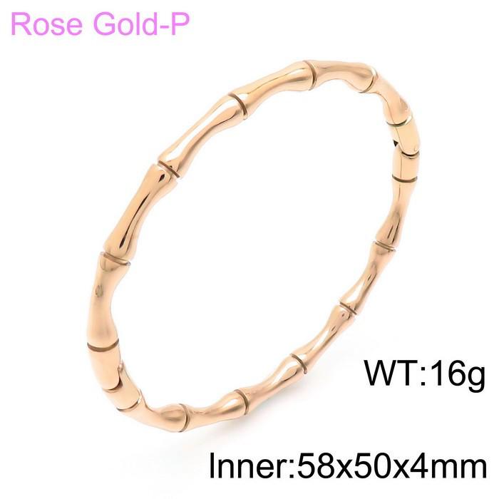Women's Minimalist Bamboo Joint Titanium Steel Bracelet - Light Luxury, Exquisite High-End Design
