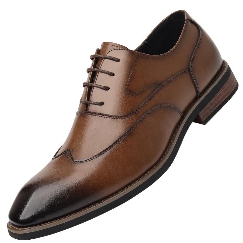 Men's Casual Leather Shoes Gentleman's Business Classic Style Work Office Dress Adult Suit Shoes Plus Size Quality Shoes New