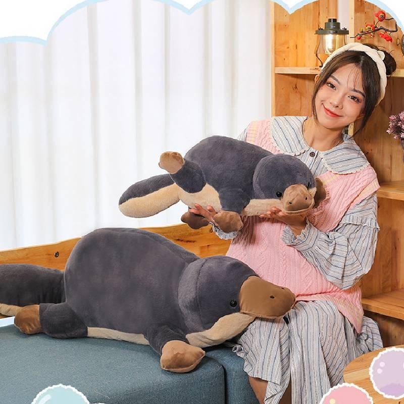 Adorable Plush Duck-billed Platypus Stuffed Animal Toy For Girls Soft Cuddly Gift