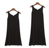 Feminine Tank Top Dress Mini Length Long Length Inner Dress Boat Neck Maternity Inner Cute Above the Knee Long Pretty Girly Dress Shirt Slimming Chic