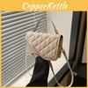Stylish Casual Handbag 2024 New Trend Quilted Pu Leather Crossbody Bag With Inner Pockets