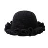 Floppy Women Bucket Hat Crochet Knit Beanie Hat Casual Fisherman Cap