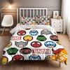 Marvel Comics Spider-Man Ensemble de Literie Anime Housse de Couette 1009 Polyester Convient aux Enfants et aux Adultes Ensemble 3 Pièces