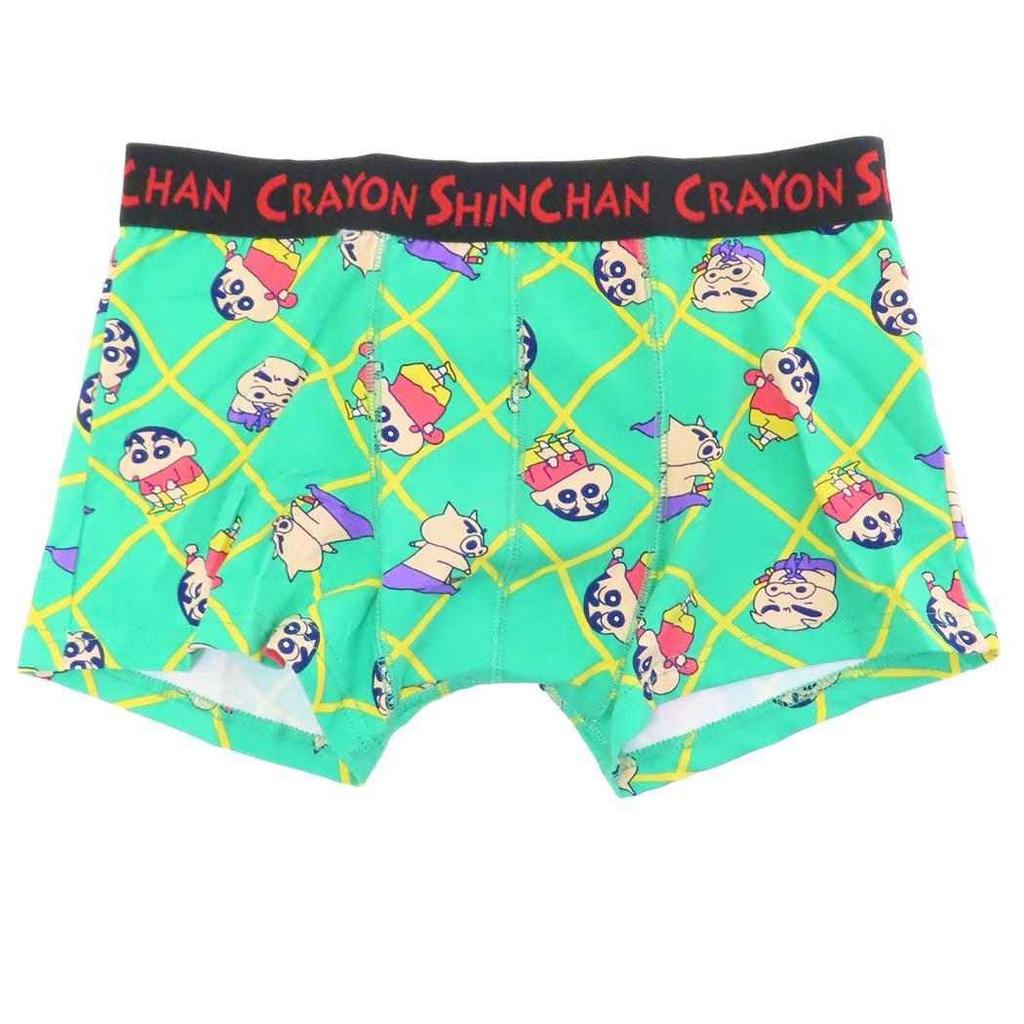 Small Planet Crayon Shin-chan Men's Boxer Briefs, Shinnosuke & Buriburizaemon, Size M