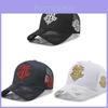 Polyester-Netz-Baseballkappe mit gesticktem Logo für Sommer-Outdoor-Herren Damen