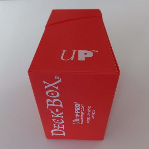 Ultra Pro Vertical Deck Box, Standard Size, Red