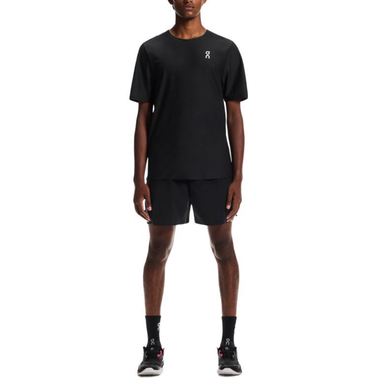 On Court Tennis Tops Men's Black Crew Neck Moderate 1MG10220553