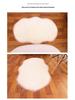 European Imitation Wool Plush Carpet - Gray and White